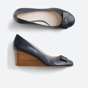 Cole Haan SZ 10 Adair Leather Bow Wedge Shoes Stitch Fix
